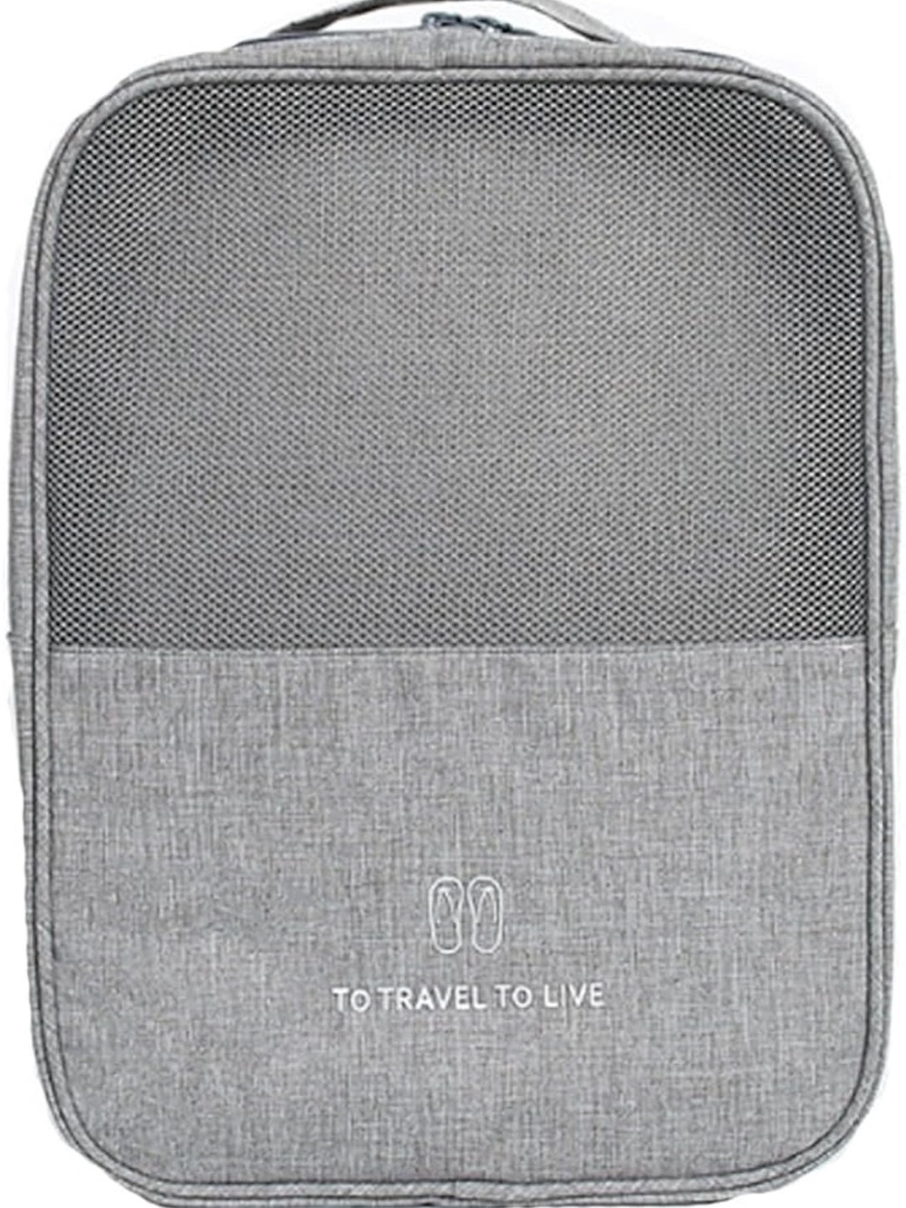 Men’s Gray Travel Toiletry Bag -